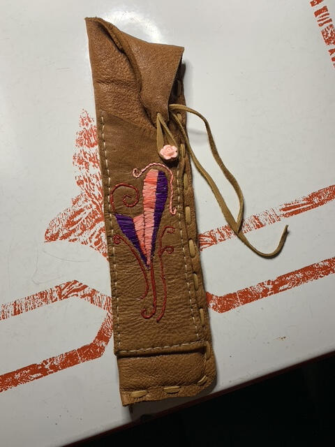 Knitting and Crochet Needles Case