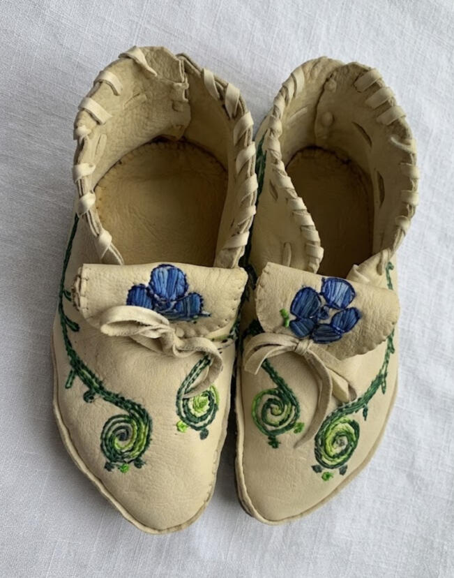 Porcupine Quill Moccasins