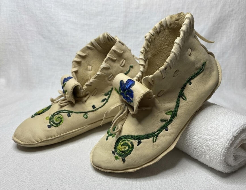 Porcupine Quill Moccasins