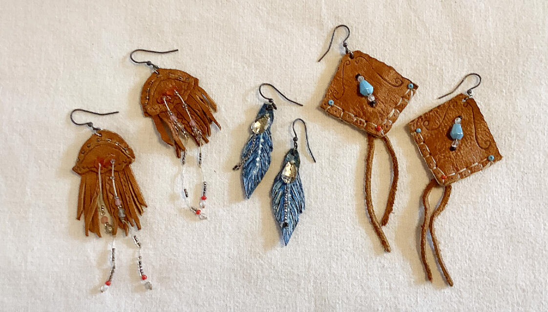 Leather Earrings